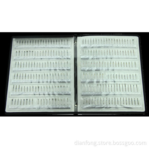 1401D Diamond Burs Sample Folder Dental Instrument Professional Kits 2014 Dianfong China Supplier diamond burs Sample Collection